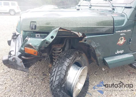 2000 Jeep Wrangler Sahara from USA, damaged, VIN 1J4FA59S5YP700649